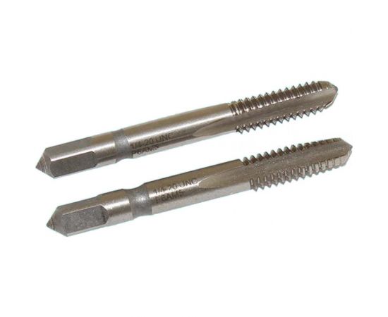 Метчик CNIC 1/4"" UNC 60гр Р6АМ5 дюймовый, м/р., к-т из 2-х шт. 20 ниток/дюйм 48309 