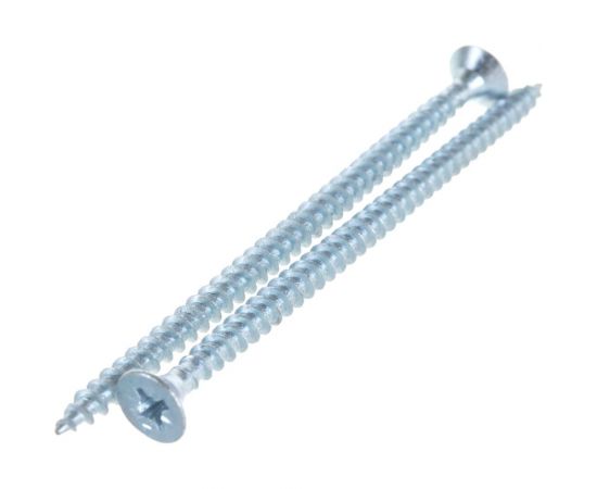 Потайной универсальный шуруп Метизный двор 4,5x80, белый, 7 шт. 4690441019202 