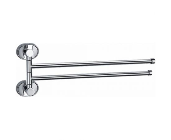 Настенный поворотный держатель для полотенец HAIBA металлический, хром HB1912 