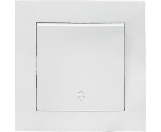 Проходной 1-клавишный выключатель EKF Валенсия, 10А белый PROxima EWV10-025-10 