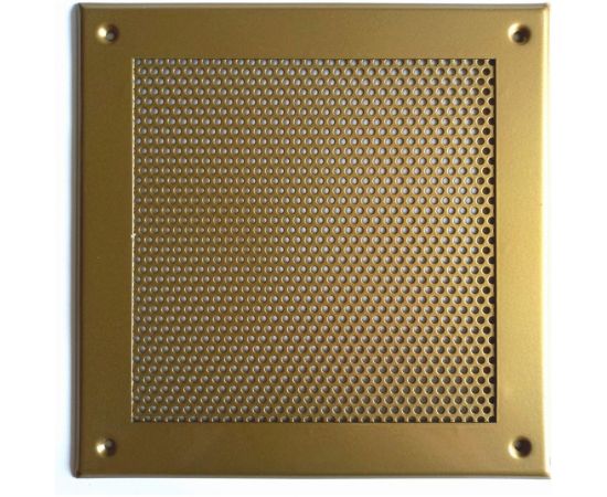 Вентиляционная решетка металлическая на саморезах 200x200 мм ООО Вентмаркет VRK00202S 