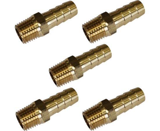 Штуцер пневмо 1/4"" НР - 10 мм, 5 шт HG 1644934 