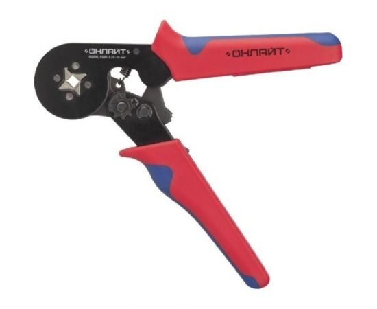 Пресс-клещи ОНЛАЙТ OHT-Pkv01-D-10 для втулочных 10 мм2 80906 