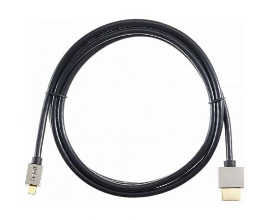 Кабель VCOM HDMI-19M - Micro HDMI-19M ver 2.0+3D/Ethernet, 1m, металлические разъемы CG506AD-1M 