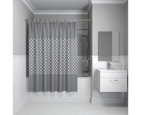 Штора для ванной комнаты IDDIS, 200*240см, полиэстер, B44P224i11 