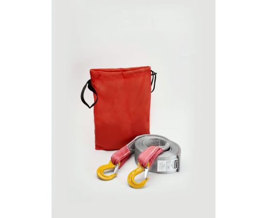 Буксировочный эластичный ремень Tplus Туризм 6 т, 6 м, крюк/крюк T009199 