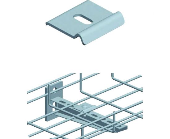 Скоба для крепления лотка к полу LANMASTER Ф4.0-6.0 мм LAN-MT-KLO-EZ 