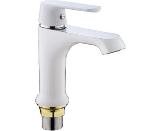 Смеситель для умывальника FRAP F1031 белый, хром 531065 