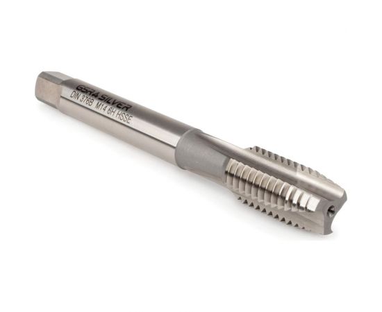 Машинный метчик GSR M8 DIN371 B HSSE 6H Silver B09000210 – изображение 2