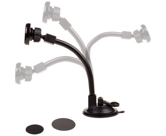 Держатель телефона SKYWAY черный, магнитный, гибкая ножка S00303009 – изображение 2