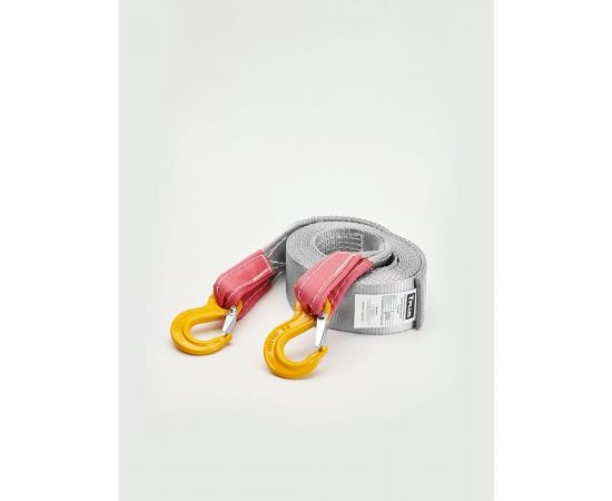 Буксировочный эластичный ремень Tplus Туризм 6 т, 6 м, крюк/крюк T009199 – изображение 2