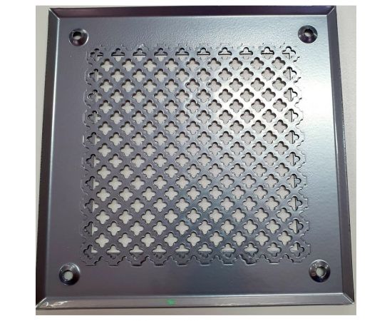 Вентиляционная решетка металлическая на саморезах 150x150 мм ООО Вентмаркет VRC00150S6 – изображение 2