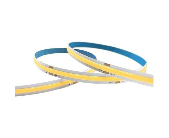 Светодиодная лента Apeyron 24В, 10Вт/м, COB, 528д/м, IP20, 900Лм/м, подложка 8мм, 5м, теплый белый 00-377 – изображение 2