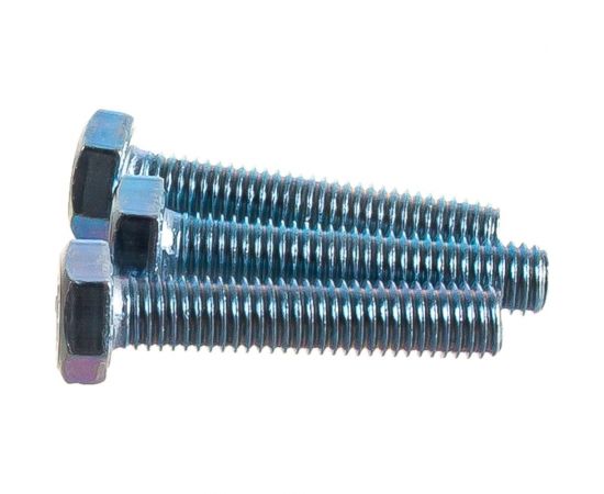 Болт с шестигранной головкой Метизный двор 8x40 DIN 933. 3 шт. 4607173906045 – изображение 2