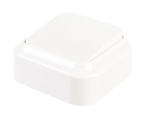 Выключатель Bylectrica 1-клавишная, открытая установка, 6А, серия ПРАЛЕСКА, А16-131 бежевый – изображение 3