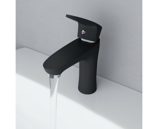 Смеситель для раковины Dorff Alpha цвет черный D9021000BL – изображение 3