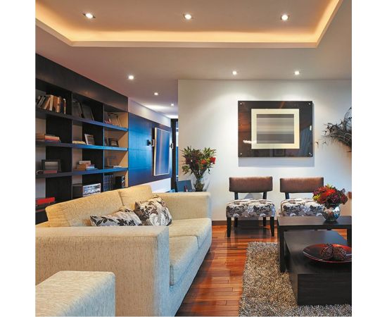 Светодиодная лента Apeyron 24В, 10Вт/м, COB, 528д/м, IP20, 900Лм/м, подложка 8мм, 5м, теплый белый 00-377 – изображение 3