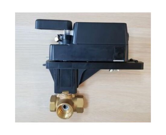 Трехходовой шаровой кран TECHNO 3025А латунный, под привод DN25, G1 КVS 10.0 640325-1 – изображение 4