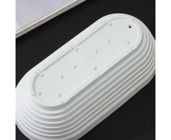 Горшок для кактуса с поддоном СИМАЛЕНД Алиса 0.9 л, 22x12х7 см, белый 4330133 – изображение 4