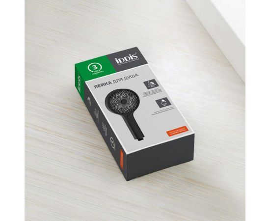 Лейка для душа IDDIS SpaHome черная SPA3F0Bi18 – изображение 4
