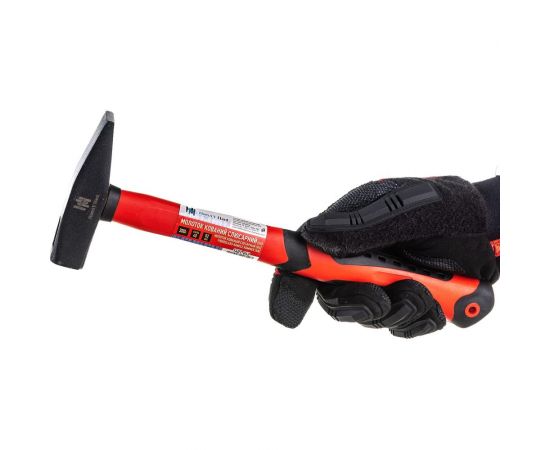 Молоток HorsAY Hard кованый слесарный с фибергласовой ручкой, 300г 1401-043 – изображение 5