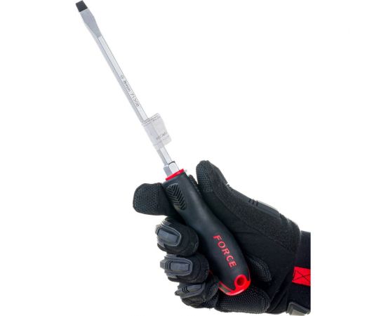 Шлицевая отвертка 1.2x8 мм 175 L=300мм FORCE 71308 – изображение 6