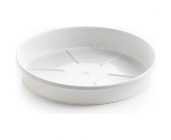 Поддон Teraplast PLATO диам. 14 см, высота 2.3 см, белый 08086014022 