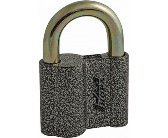 Навесной замок НОРА-М ЗН-409-80 мм, 3 ключа 13807 