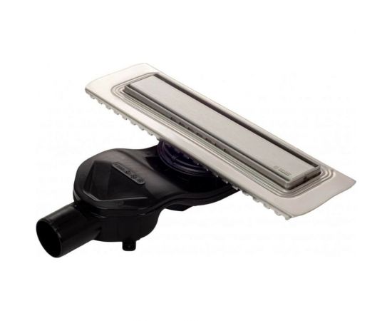 BERGES Желоб водосток напольный B1 Keramik 400 S-сифон D50 H60 боковой выпуск 42 l/ m 090115 