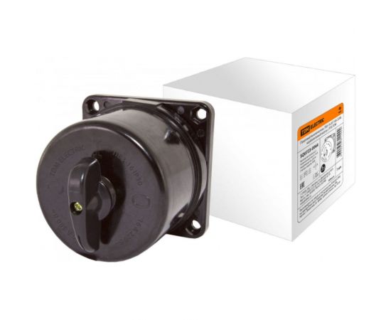 Пакетный выключатель TDM ПВ3-16 3П 16А 220В, карболитовый корпус, IP30 SQ0723-0064 