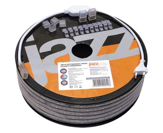 Jazzway Лента светодиодная MVS-5050/30-IP68-220V-RGB-1МП 1002518 
