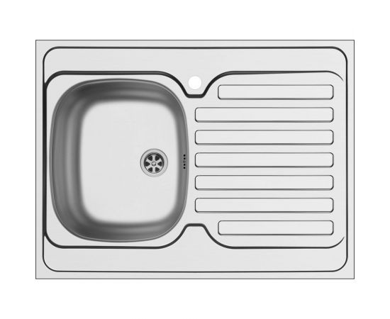 Мойка Pyramis 60x80 L ECO, 1TH MNB сварная без перелива Левая 102997101 