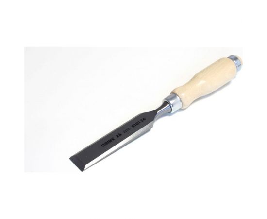 Плоская стамеска Narex с деревянной светлой ручкой 26 мм 810126 