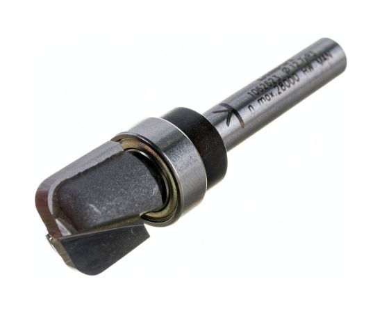 Фреза плоское дно по шаблону (12.7x12.7х54 мм; подшипник; хвостовик 6 мм) Dimar 1062623 – изображение 2