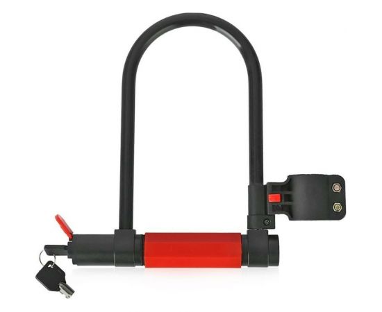 Замок для велосипеда STG D-образный, с ключом, 180x245 мм Х66518 – изображение 2