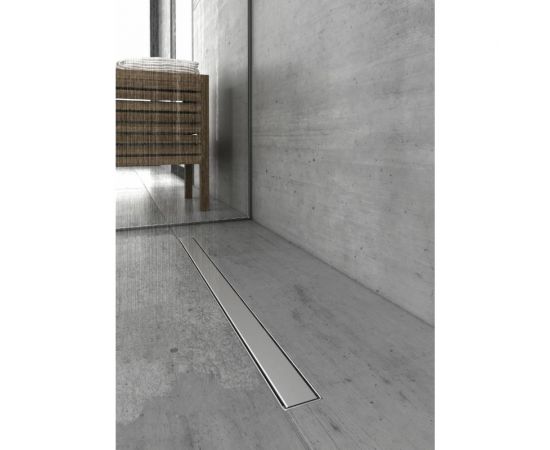 BERGES Желоб водосток напольный B1 Keramik 400 S-сифон D50 H60 боковой выпуск 42 l/ m 090115 – изображение 2