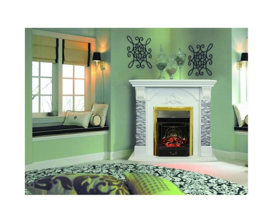 RealFlame Электрический камин Pallas Corner GR STD WT+Majestic BR 10015321 – изображение 3