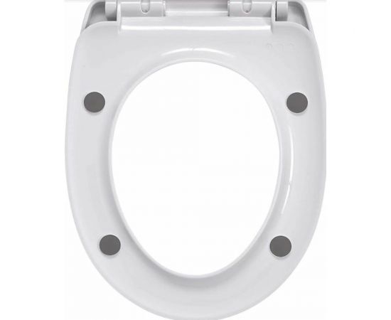 Сиденье для унитаза Wirquin Камешки микролифт, быстросъем, пластик 20722971 – изображение 4