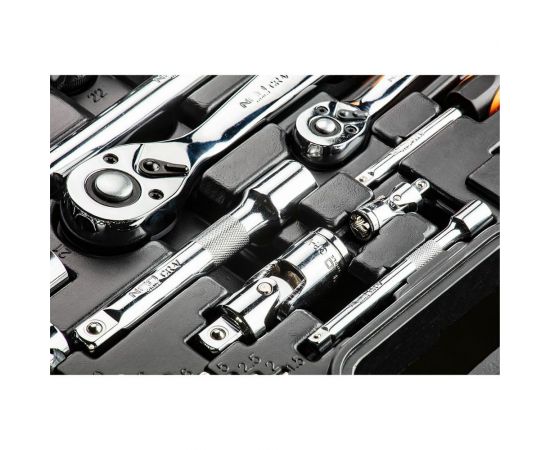 NEO Tools Набор сменных головок 1/2"", 1/4” CrV 77 шт. 08-915 – изображение 4