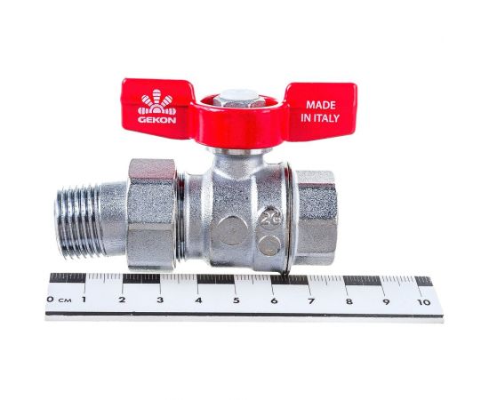 Шаровой кран GEKON ручка-бабочка, 1/2"" вн-американка GK 559 12 – изображение 4
