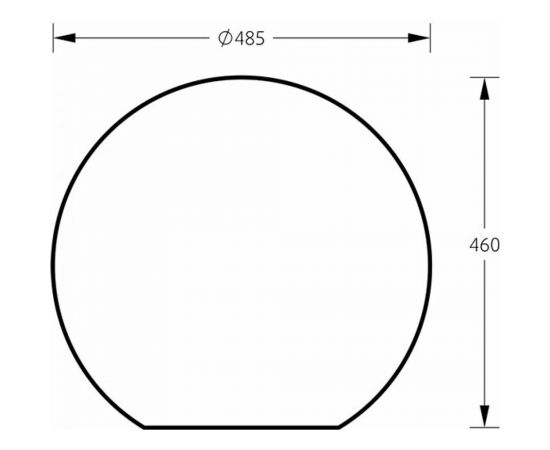 m3light светильник напольный SPHERE E27 50см IP40 3000K 10322010 – изображение 5