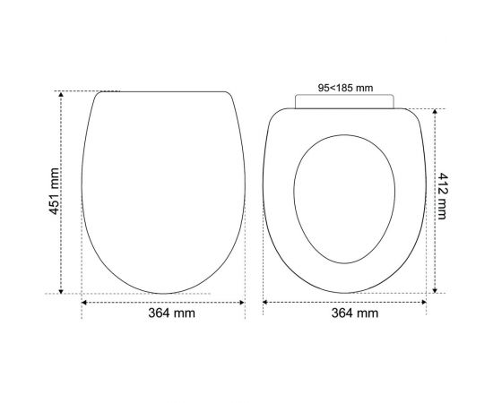 Сиденье для унитаза Wirquin Камешки микролифт, быстросъем, пластик 20722971 – изображение 7