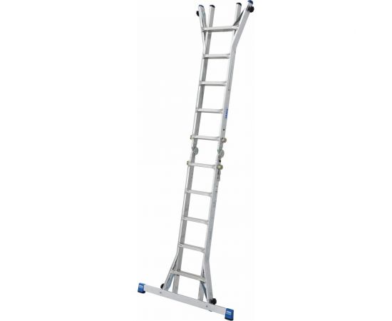 KRAUSE STABILO Шарнирная телескопическая стремянка, 4x4 перекладины 133977 