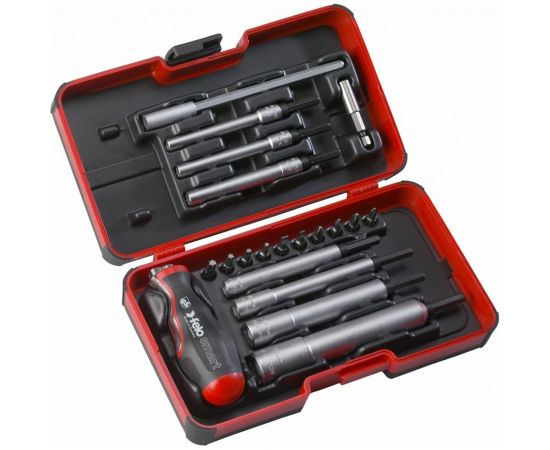 Felo Набор бит SL/PH/Tx/PZ и головок M-TEC c рукояткой SMART в кейсе, 20 шт 06082006 