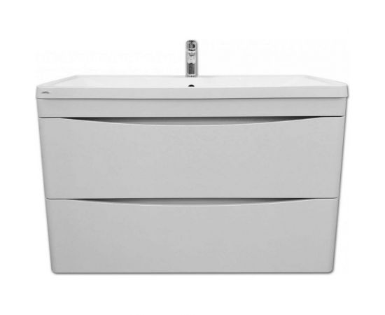 Alcora Тумба Luxury под умывальник Atlantica 100 подвесная, бел 31120 