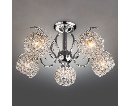 Eurosvet 7777 5 потолочный светильник хром 00000080092 