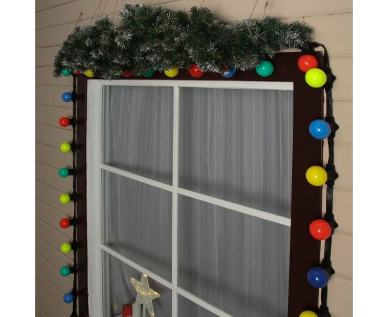 Luazon НИТЬ, 100 м. IP65, ""Белт Лайт"" Н.Т. 5 жил, шаг 15 см, Е27, чейзинг, КАУЧУК 2580621 