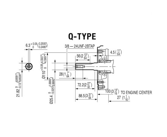 Grost Двигатель бензиновый GX 390 Q тип 109685 – изображение 2