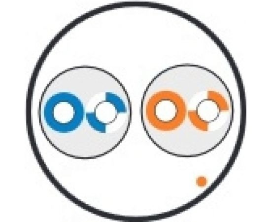 Hyperline Кабель витая пара UUTP2-C5-S24-IN-PVC-GY 500м 42053 – изображение 2