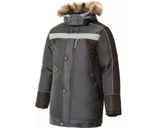 СОЮЗСПЕЦОДЕЖДА Костюм Ямал утепл. тк.Оксфорд темно-серый/черный, р. 64-66 рост 170-176 2000000054605 – изображение 2